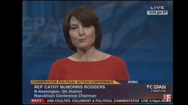 Cathy McMorris Rodgers ~ CPAC 2013 смотреть онлайн