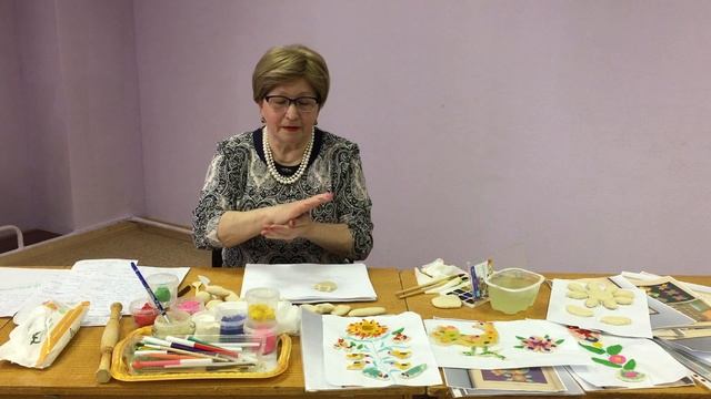 Лепка из теста (Поделка "Цветы и птицы") смотреть онлайн