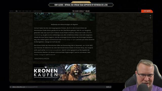 ESO KEINE neuen Server? ERWEITERUNGEN 2022? смотреть онлайн