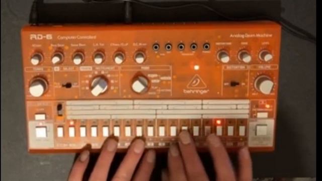 Behringer RD-6 Drum Machine - Oldskool 80s House / Techno / Electro / Breakbeat - (drums Only) #rd6