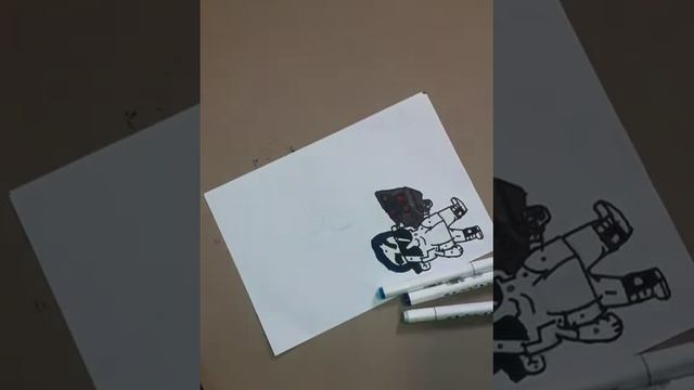 как нарисовать брока и смайлик Леона из бравл старс смотреть онлайн