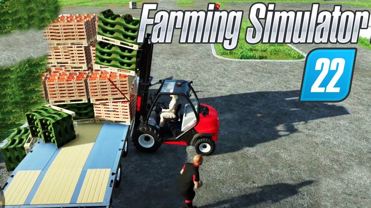 Погрузка УРОЖАЯ ИЗ ТЕПЛИЦ на ПОГРУЗЧИКЕ. Farming simulator 22 #17. КООП. смотреть онлайн
