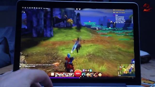 Running Guild Wars2 on 2015 13" Retina Macbook Pro смотреть онлайн