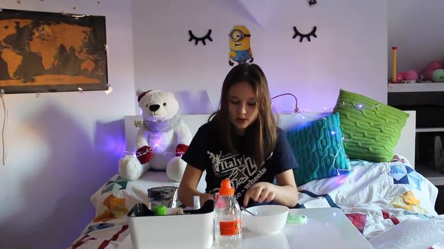 **** Рождественский лизун **** Christmas Flufy Slime ****