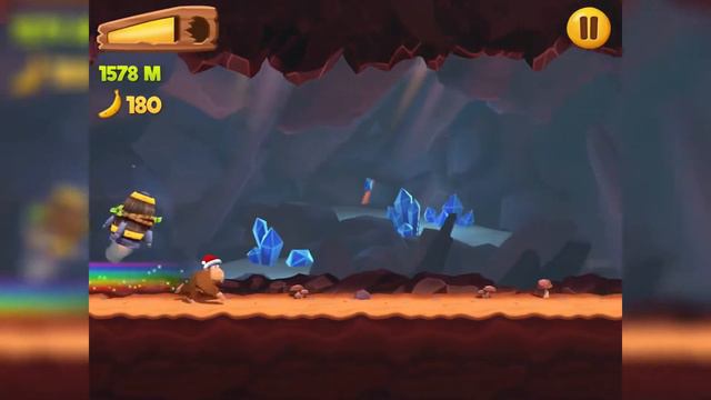 Banana Kong 2 / Move 1000 M in the treetop area without using the power dash смотреть онлайн