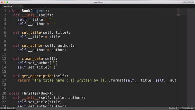Override Python - Tutorial смотреть онлайн