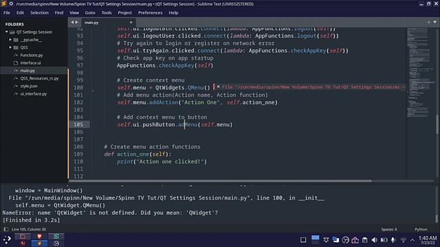 Python GUI: Add context menu to QPushButton | QMenu | PyQt, PySide - Dropdown Menu смотреть онлайн