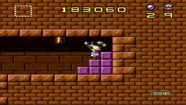 Krusty's Fun House Genesis Longplay