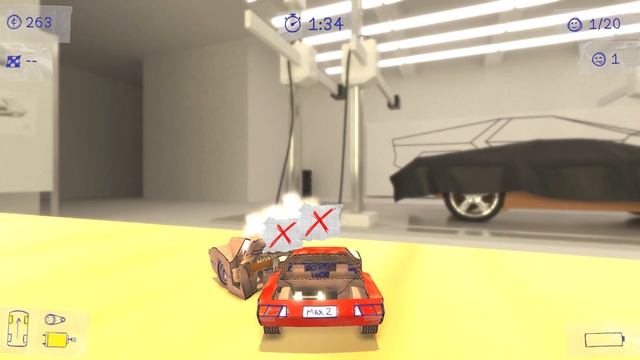 НОВЫЙ РЕЖИМ! ОДИН против ВСЕХ!!! ИГРАЕМ в УГАРНОЕ ДЕРБИ на КАРТОННЫХ ТАЧКАХ! - CONCEPT DESTRUCTION смотреть онлайн