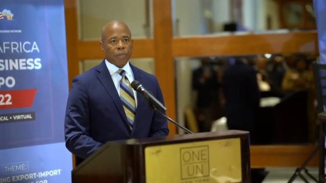 Eric Adams Speech at USAfrica Business Expo 2022 смотреть онлайн