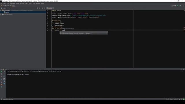 QuickTip #394 - Python Pyglet Tutorial - Move Sprite On Key Press Event | Image Sprites Animation смотреть онлайн