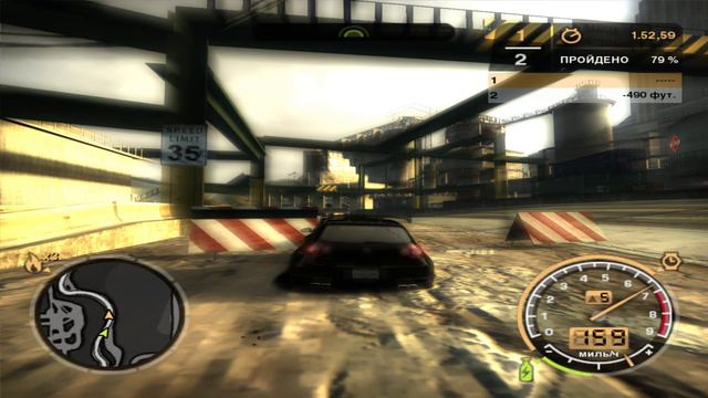 NFS MW 2005 ПИЛОТАЖ С БАРОН