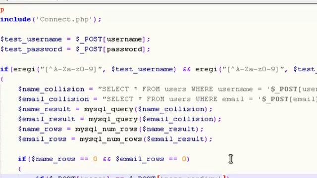PHP 29 - Comparing the password and email Tutorial смотреть онлайн