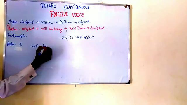 active voice to passive voice future continuous tense смотреть онлайн