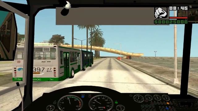 GTA SA Bus Simulator v2.1 смотреть онлайн