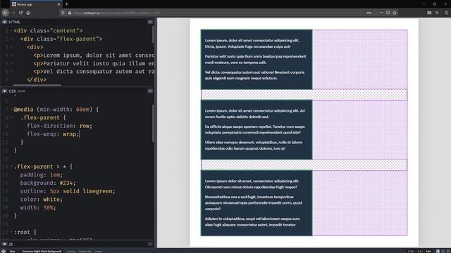 Gap in flexbox & how to replicate it while we wait on Safari смотреть онлайн