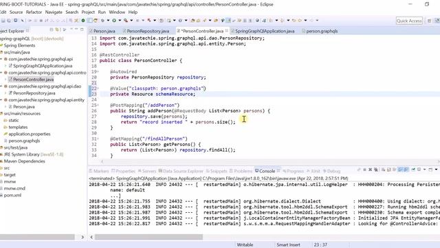 Spring Boot With GraphQL Example | Java Techie смотреть онлайн
