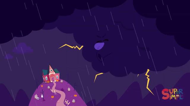 Super Spooky Halloween Storm⚡️  Kids Halloween Music   Super Simple Songs