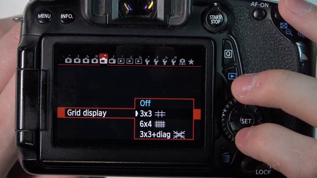 How To Enable & Disable Grid For Display For Canon 70D Camera смотреть онлайн