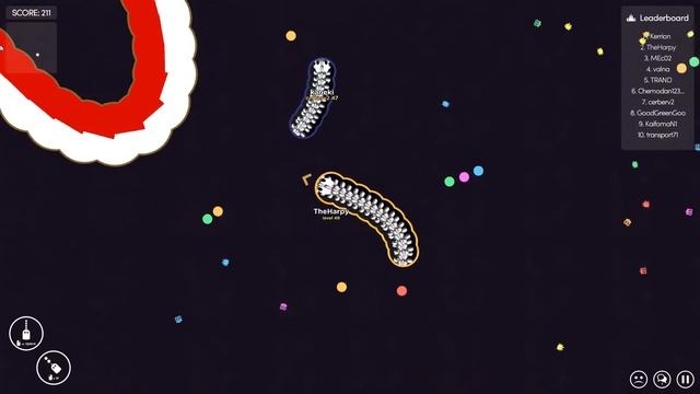 Worm.is The Game. Прокачал червячка 49 LVL смотреть онлайн