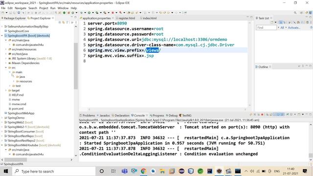 JPA with MySQL | Spring In Spring Boot Application | Why Lombok | CRUD In JPA Using spring boot смотреть онлайн