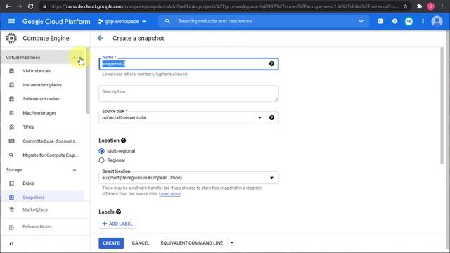 GCP snapshots | How to setup and use disk snapshots in Google Compute Engine | GCP training смотреть онлайн