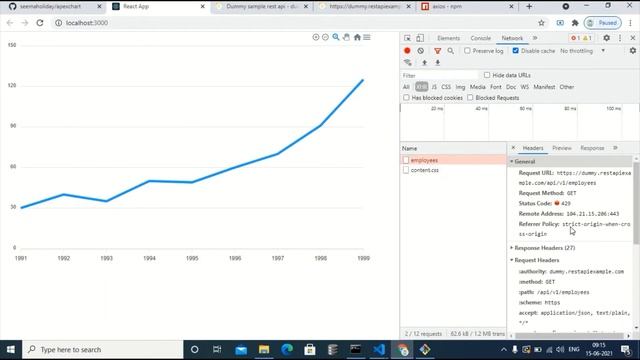 Render Dynamic Data Using An API In Apexcharts with hooks | Apexcharts with function #4 Tutorial смотреть онлайн