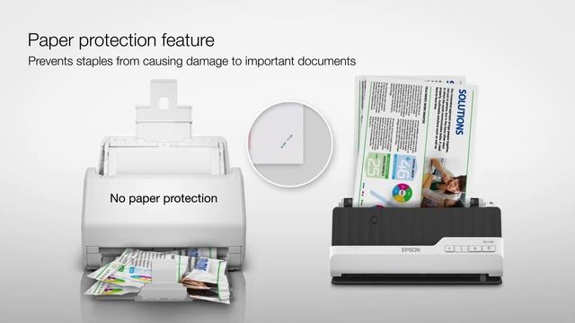 Epson DS-C330 Scanner - Paper Protection Feature смотреть онлайн