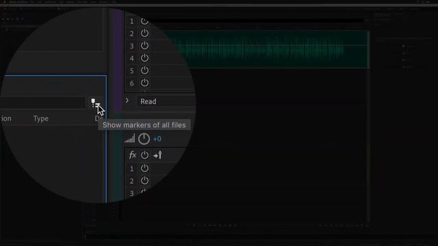 Audition CC 2019: Markers From Waveform To Multitrack