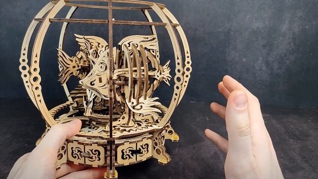 ВАУ?! Живые Рыбки из Дерева. Механический Аквариум Ugears. Сложная Головоломка. смотреть онлайн
