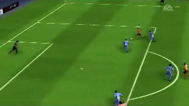 Fifa10 - Iniesta beautiful goal! смотреть онлайн