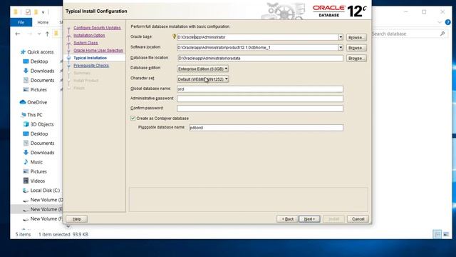 Oracle Database Installation on Windows смотреть онлайн