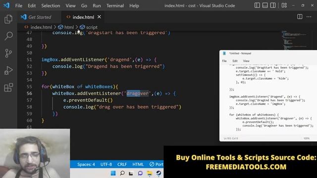 Javascript Drag and Drop Events Crash Course to Drag & Drop Images inside Multiple DIV's Elements смотреть онлайн