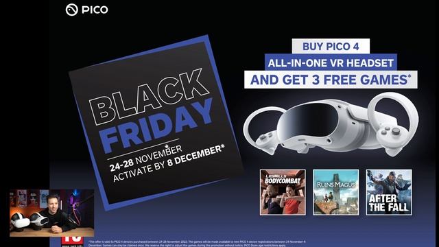 BEST VR BLACK FRIDAY DEALS! Pico 4 & Quest 2 - It's Finally Time To Get Into VR! смотреть онлайн