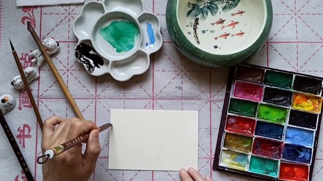 Мастер-класс. Японские открытки этэгами Мастерская "Е. Жегулова Японская живопись суми-э" | JUJU смотреть онлайн