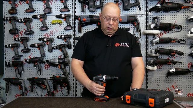 Аккумуляторные ударные дрели-шуруповерты PIT PSR20-C2 и PSR24-C2 смотреть онлайн