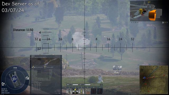 War Thunder- New buffed HESH round 'Alpha Strike' Dev server. смотреть онлайн