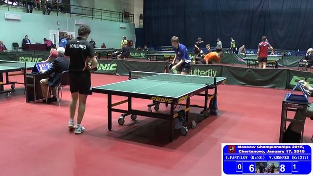 Ilya PANFILOV - Valeriy ZONENKO Настольный теннис, Table Tennis