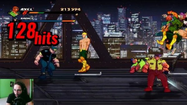 Streets of Rage 4 Axel New DLC Arcade Mania+ Rank S V07