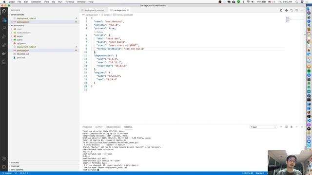 สอนการ Deploy React NextJS ขึ้น Github และ Heroku Webserver แบบ Step-by-Step смотреть онлайн
