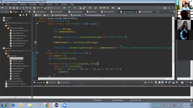 Computer Programming 2 - JOptionPane - May 24, 2021 смотреть онлайн