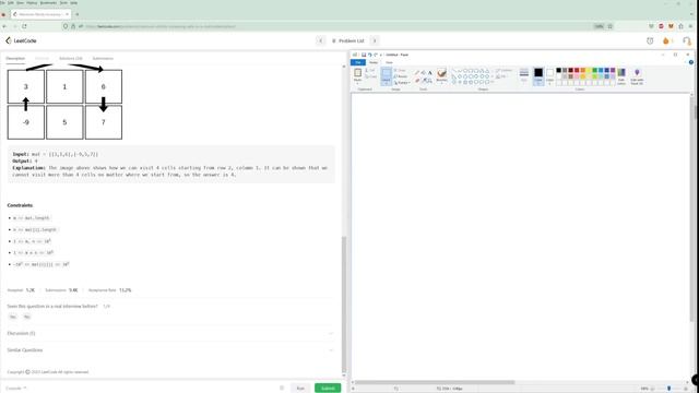 Maximum Strictly Increasing Cells in a Matrix - LeetCode 2713 - Python смотреть онлайн