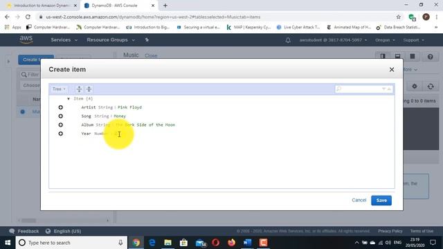 AWS DynamoDB | Simple Operations| Create, Insert, Query and Delete the DynamoDB Table | Qwiklabs смотреть онлайн