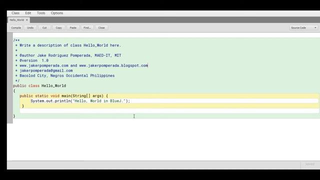 How To Run a Java Program Using BlueJ смотреть онлайн