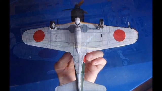 1/48 Mitsubishi A6M2 ZERO paper model смотреть онлайн