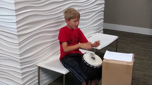 Music Progress - Piano, Guzheng, Djembe - 8 years old смотреть онлайн