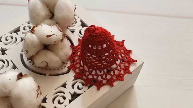 Колокольчики крючком. Схема колокольчика. Вязаные колокольчики. смотреть онлайн
