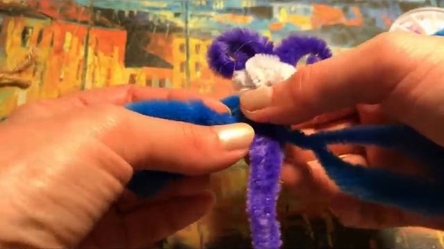 Бабочка из пушистой проволоки. Поделки из синельной проволоки смотреть онлайн