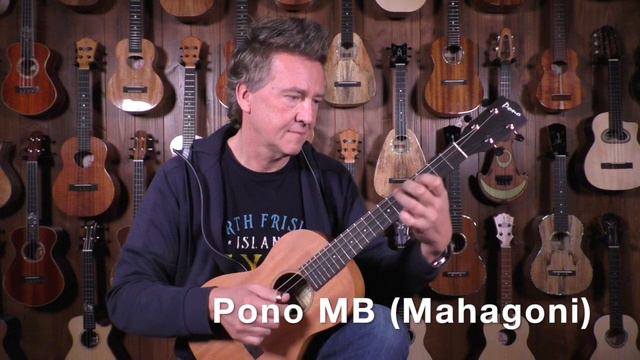 Vergleich Sechs Pono Bariton Ukulelen