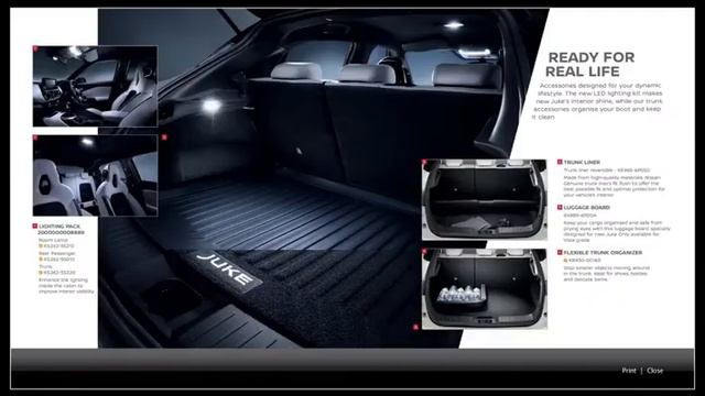 Nissan Juke accessories brochure 2020 смотреть онлайн